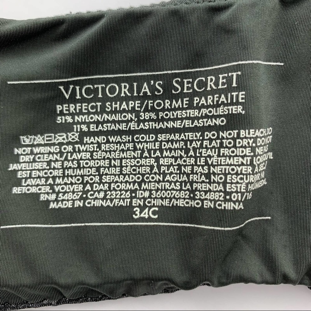 Victoria’s Secret Perfect Shape Bra 34C #4731 - Picture 9 of 10